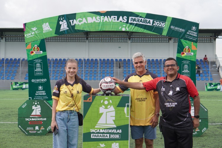 Esporte e inclusão social: LOTEP prestigia abertura da Taça das Favelas Paraíba 2026